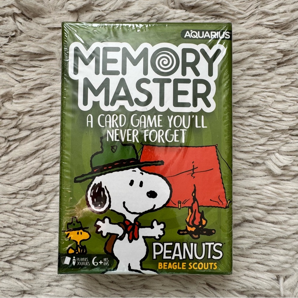 NWT - Peanuts Beagle Scouts Memory Master Game